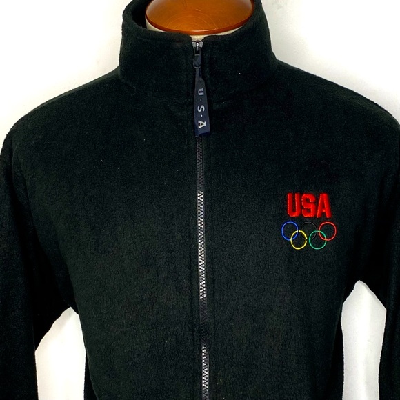 usa olympic fleece jacket